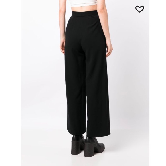 CHANEL CLASSIC VINTAGE WOMEN’S BLACK 100% WOOL TROUSER PANT W/ SILK LINING EUC - Picture 2 of 13